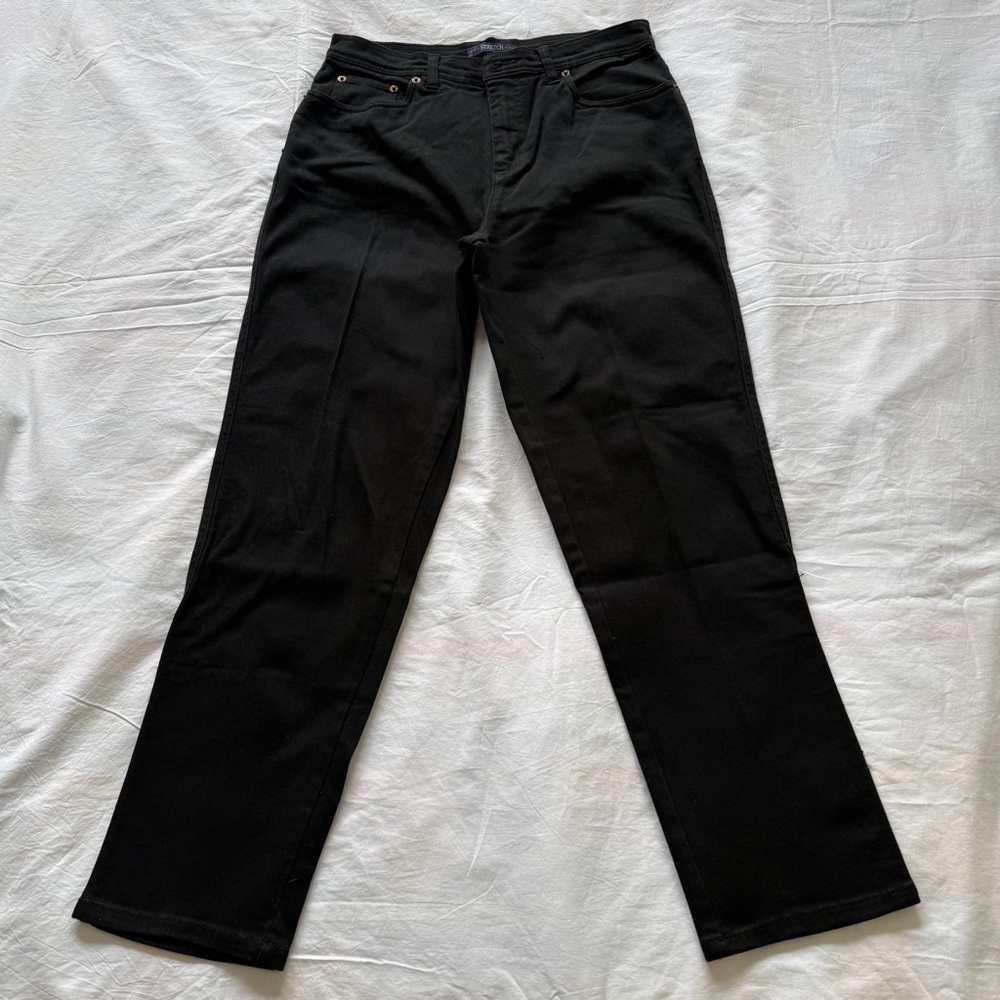 NEW Women’s bill blass Black Straight-Leg Jeans Size 8